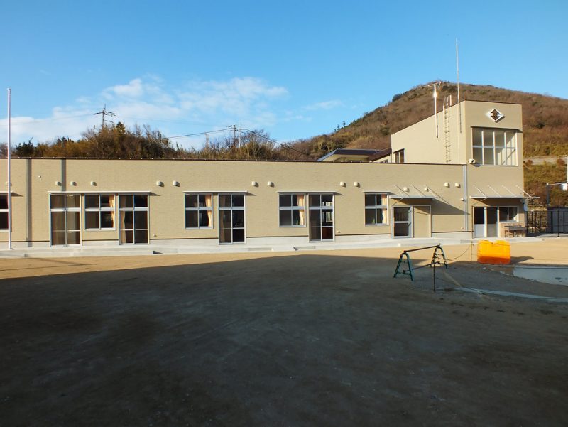 La nouvelle école d'Ogijima sera prête pour la rentrée d'Avril.