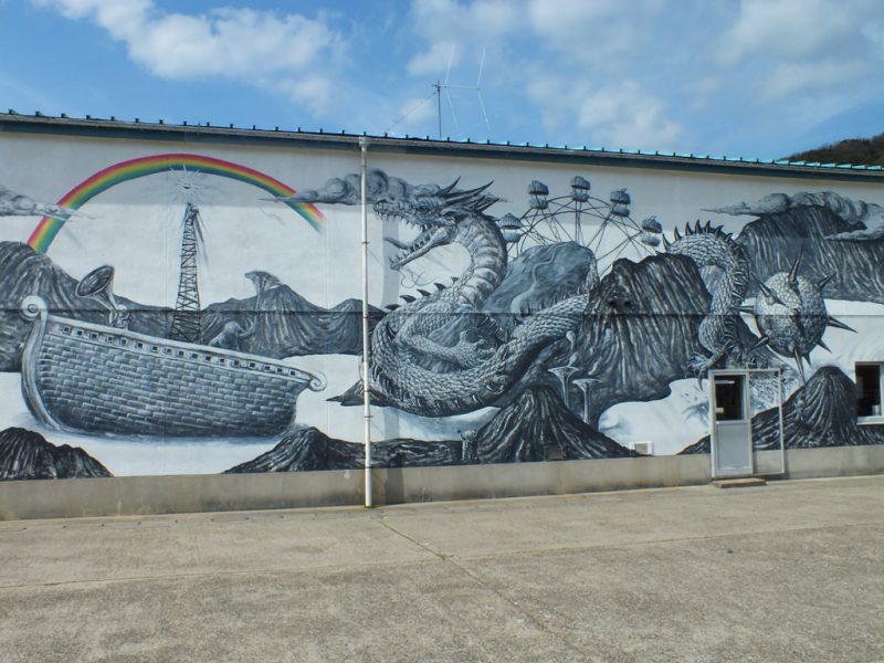 27 - Mural de Kenji Yanobe a Sakate - Shodoshima