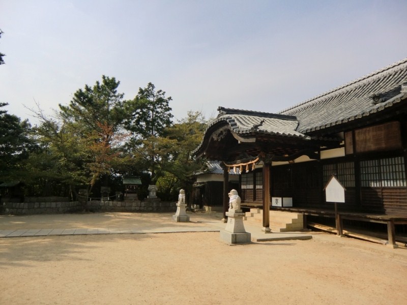 Sanctuaire Shinto à Honmura sur Shikoku