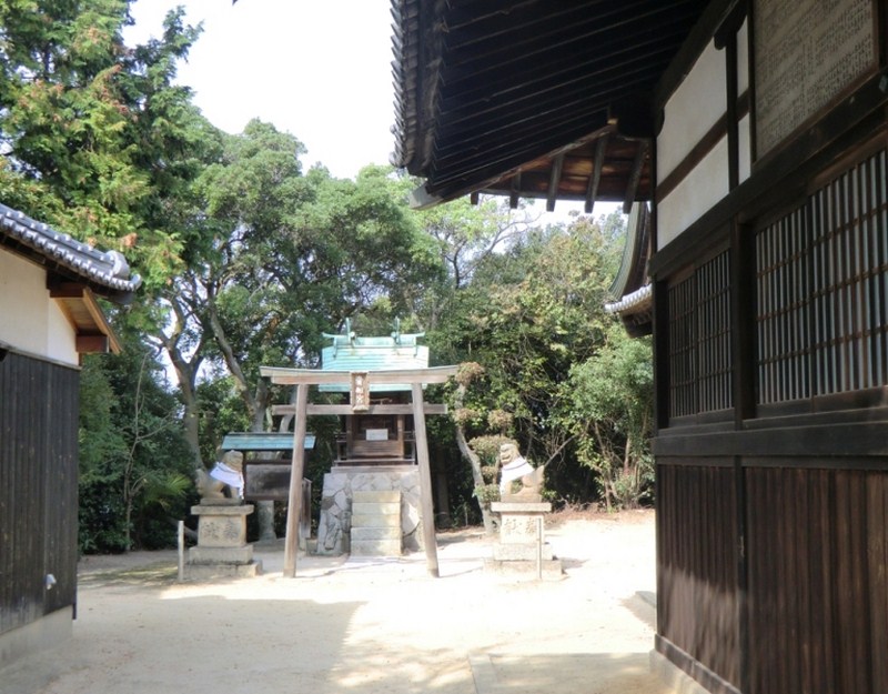 Temple Shinto à Honmura sur Shikoku