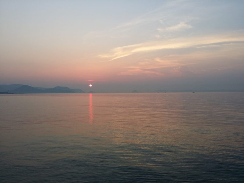 Coucher de Soleil au Sunport de Takamatsu